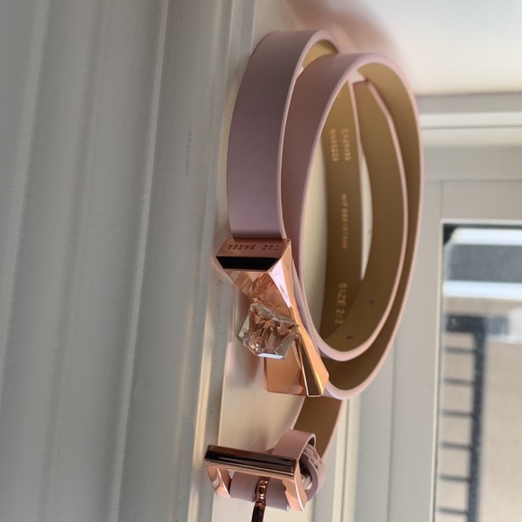 Ted baker pink and rose gold belt - Picture 2 of 5
